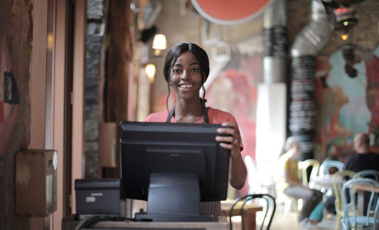 An introvert works in a people-y job