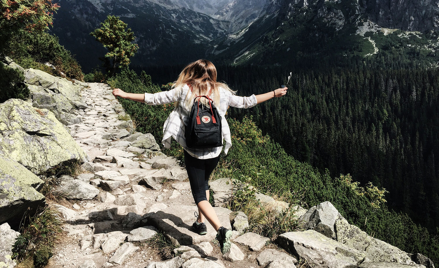 An introvert hikes