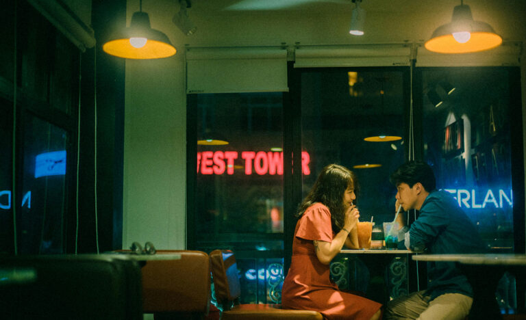 An introverted male on a date