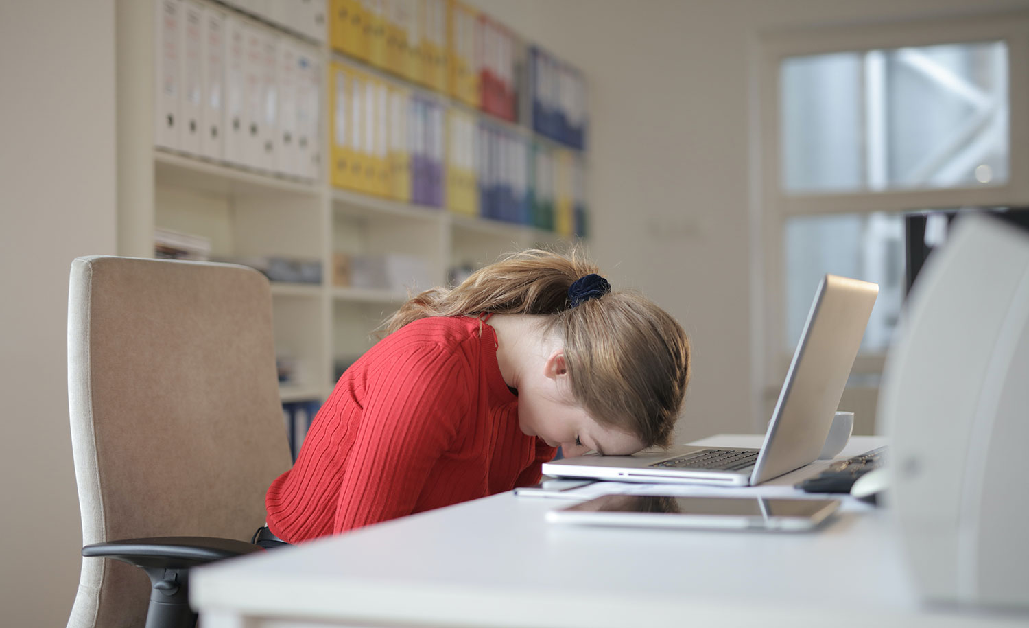 An introvert experiencing burnout
