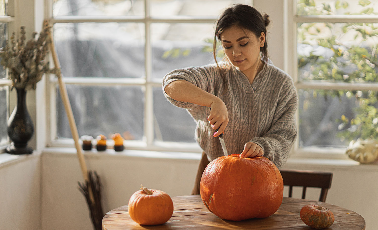 An introvert celebrates fall