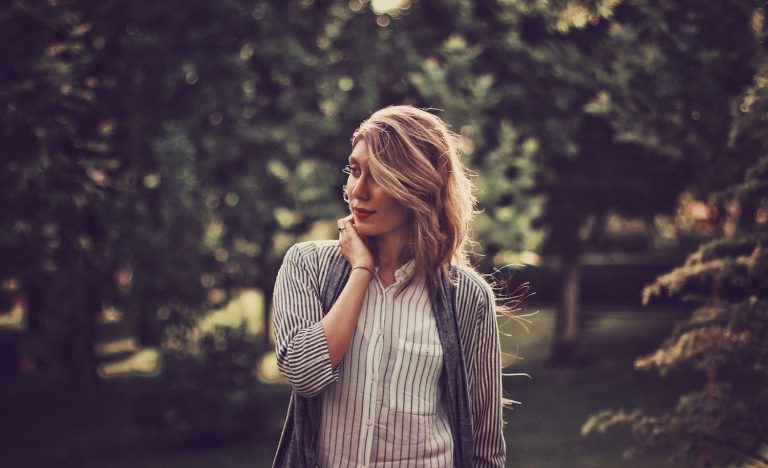 A woman gets more introverted as she gets older