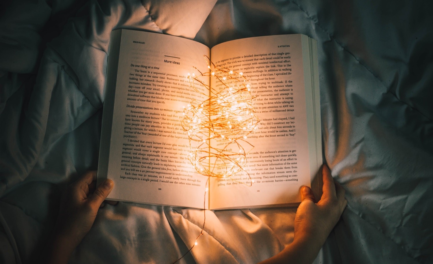 an introvert reads a book