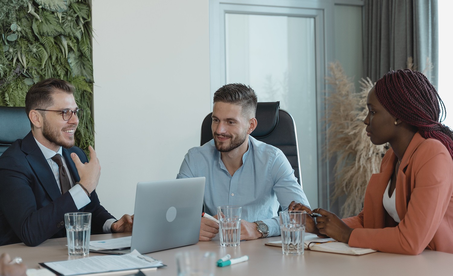 An introvert in a group interview