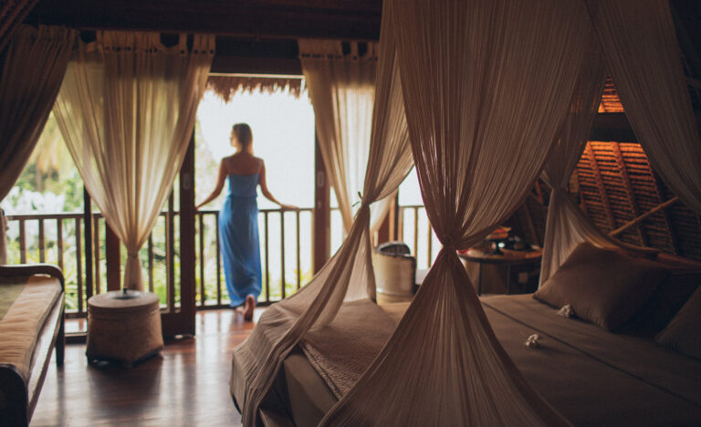 An introvert in a cozy bedroom
