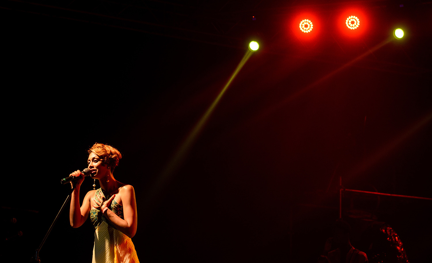 An introvert performs on stage in a meaningful way