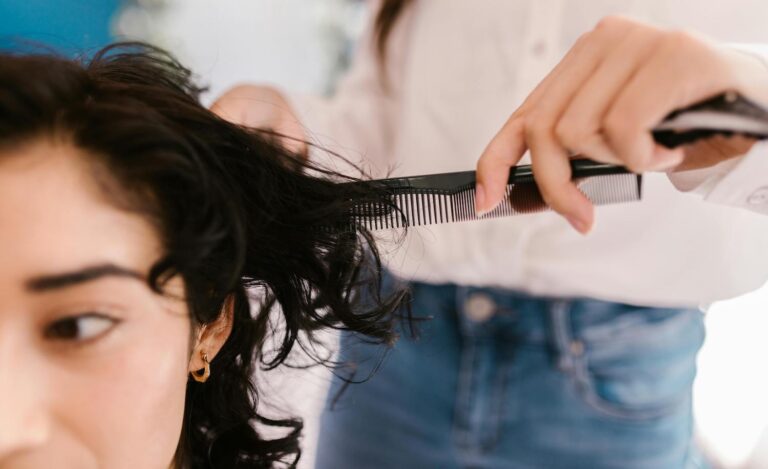 an introvert at a hair salon
