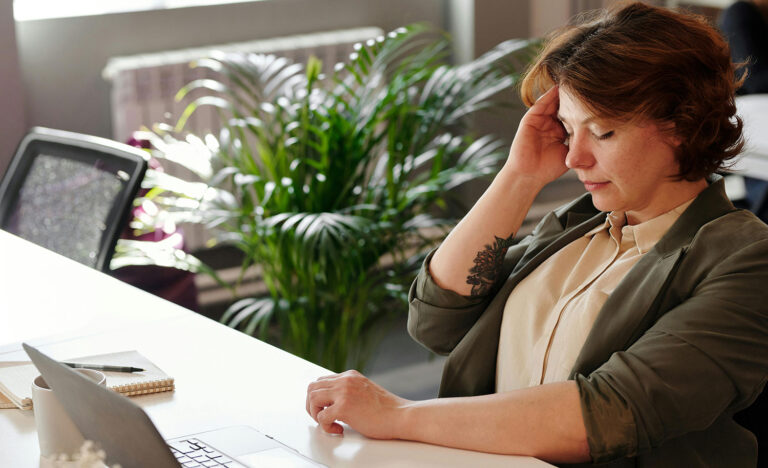 An introvert experiencing burnout