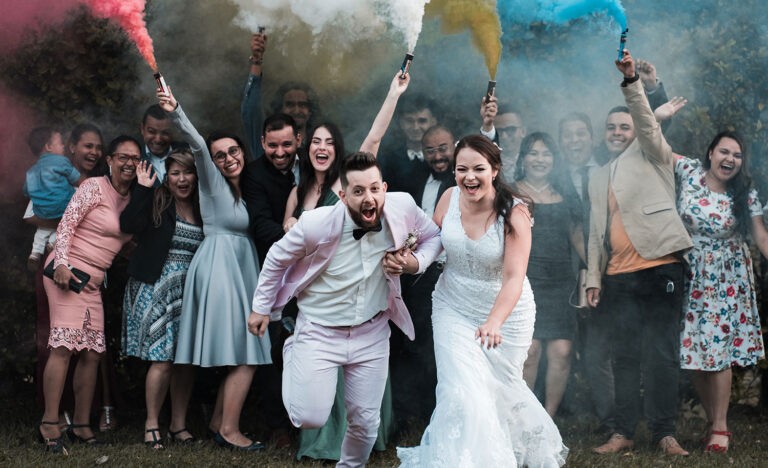 An introvert on her wedding day