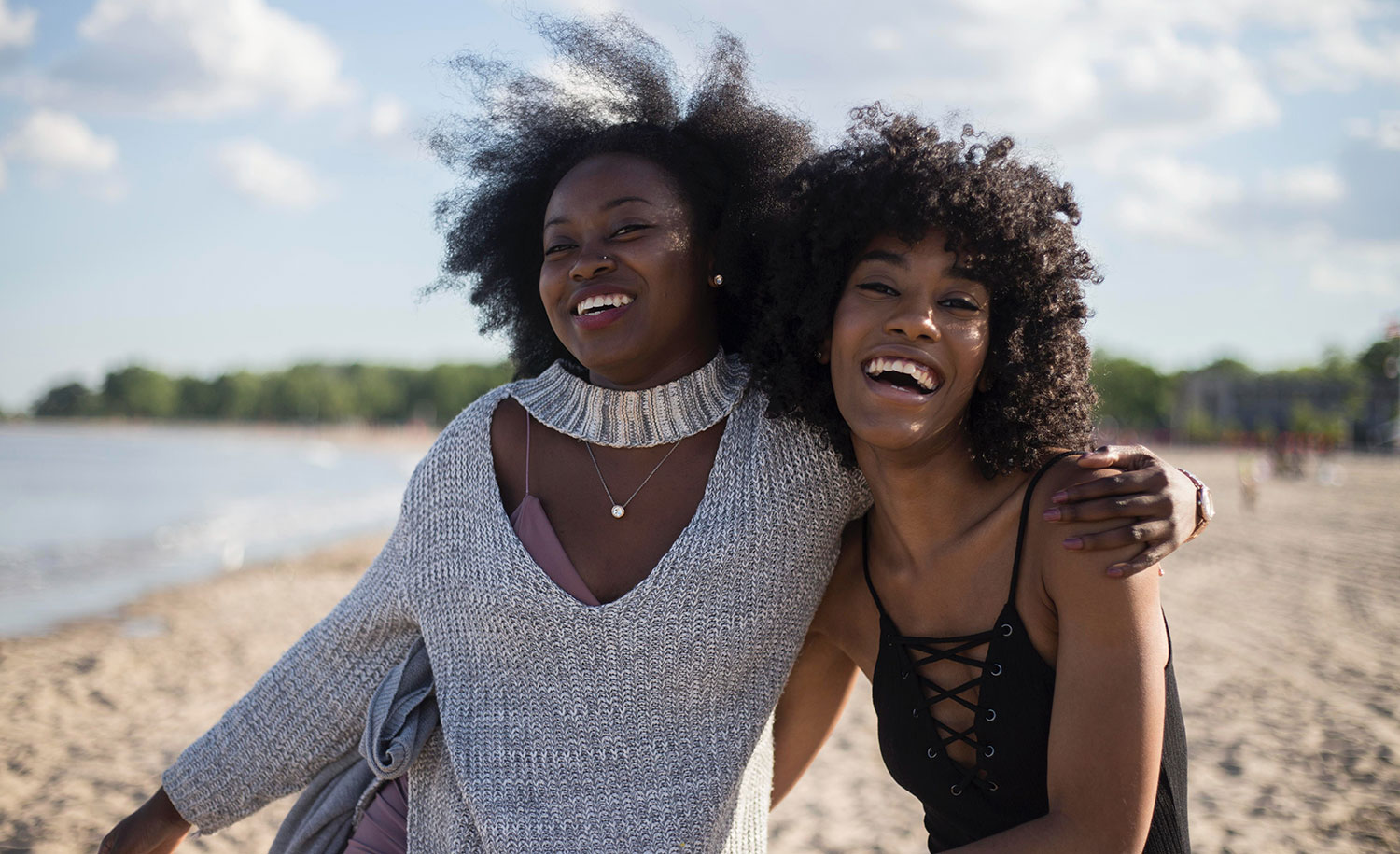 An introvert with her extroverted family member