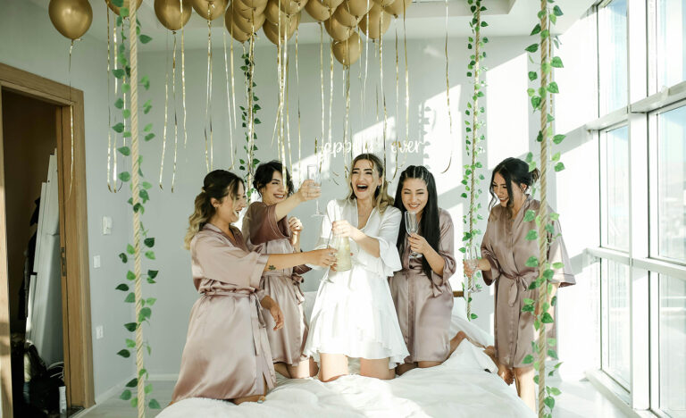 An introvert as part of the bridal party