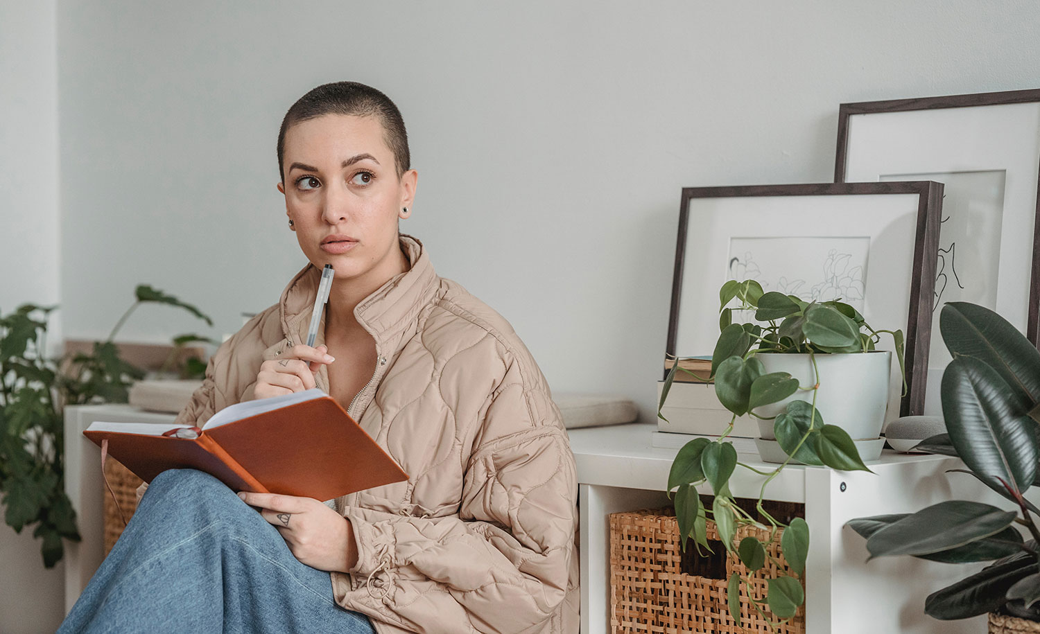 An introvert journaling