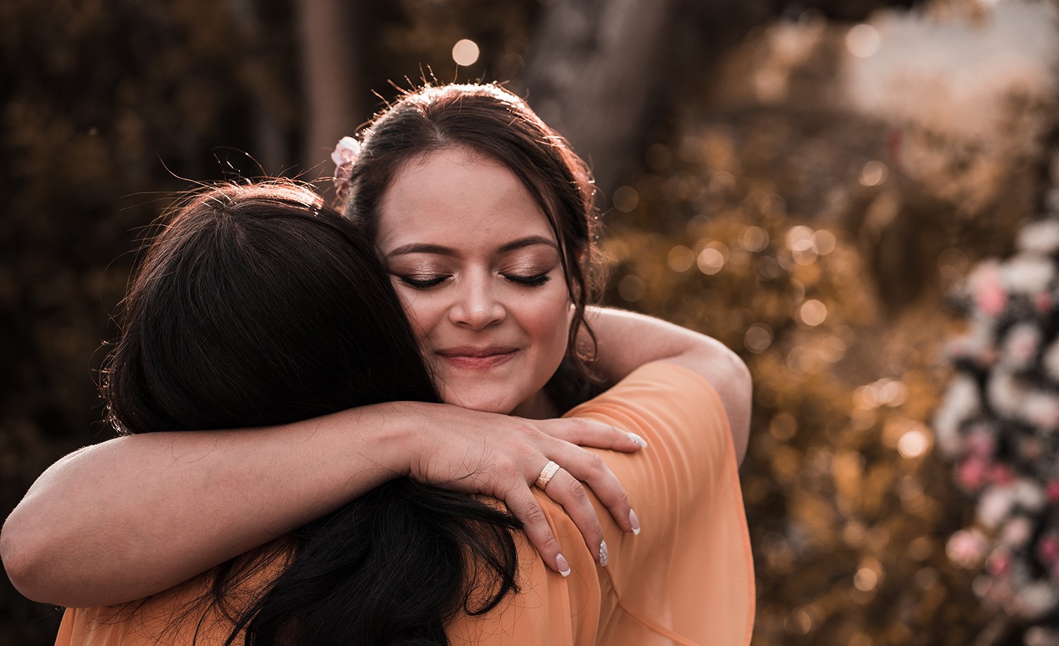 an introvert is comforted in her grief and loss