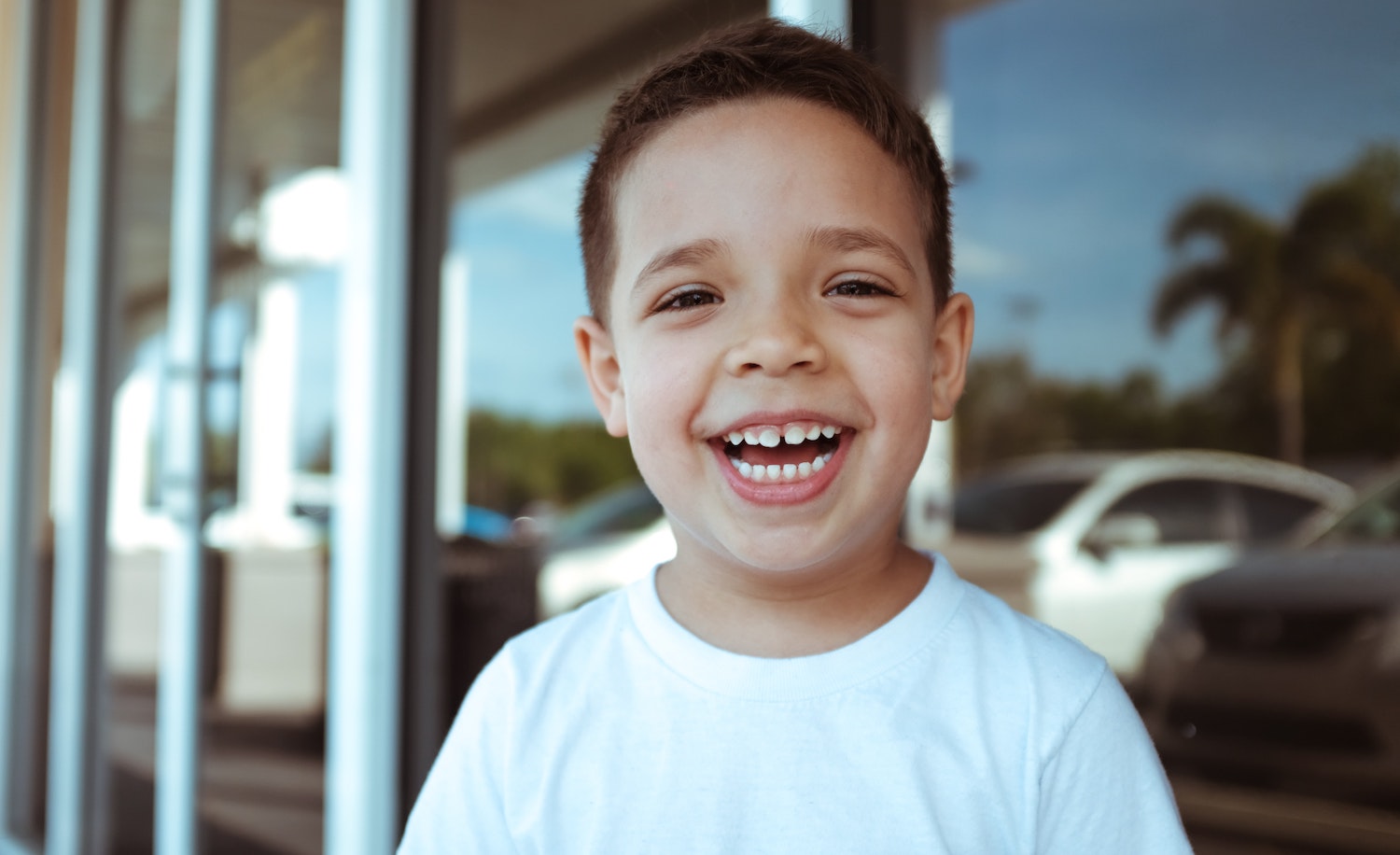 a confident introverted child