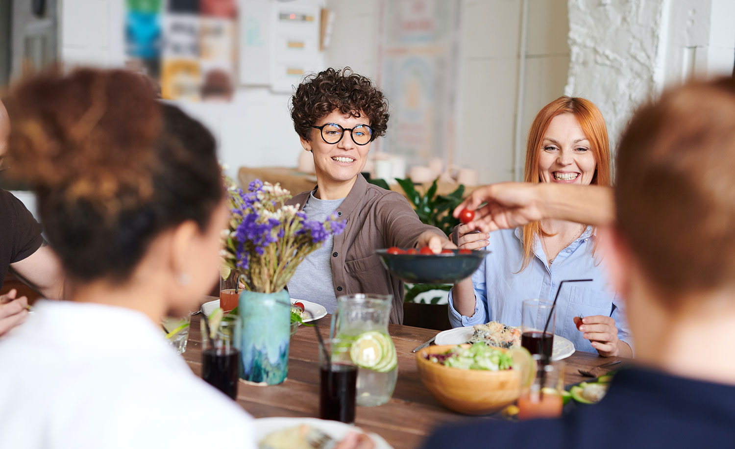 A highly sensitive introvert has dinner with her houseguests