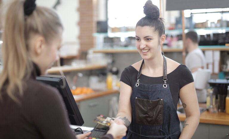 An introvert works in retail as a cashier