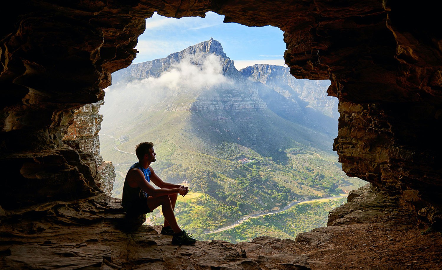 An introvert travels alone