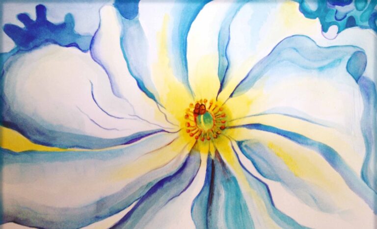 a Georgia O'Keeffe painting