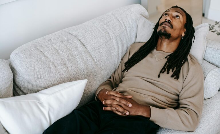 a man has an introvert hangover