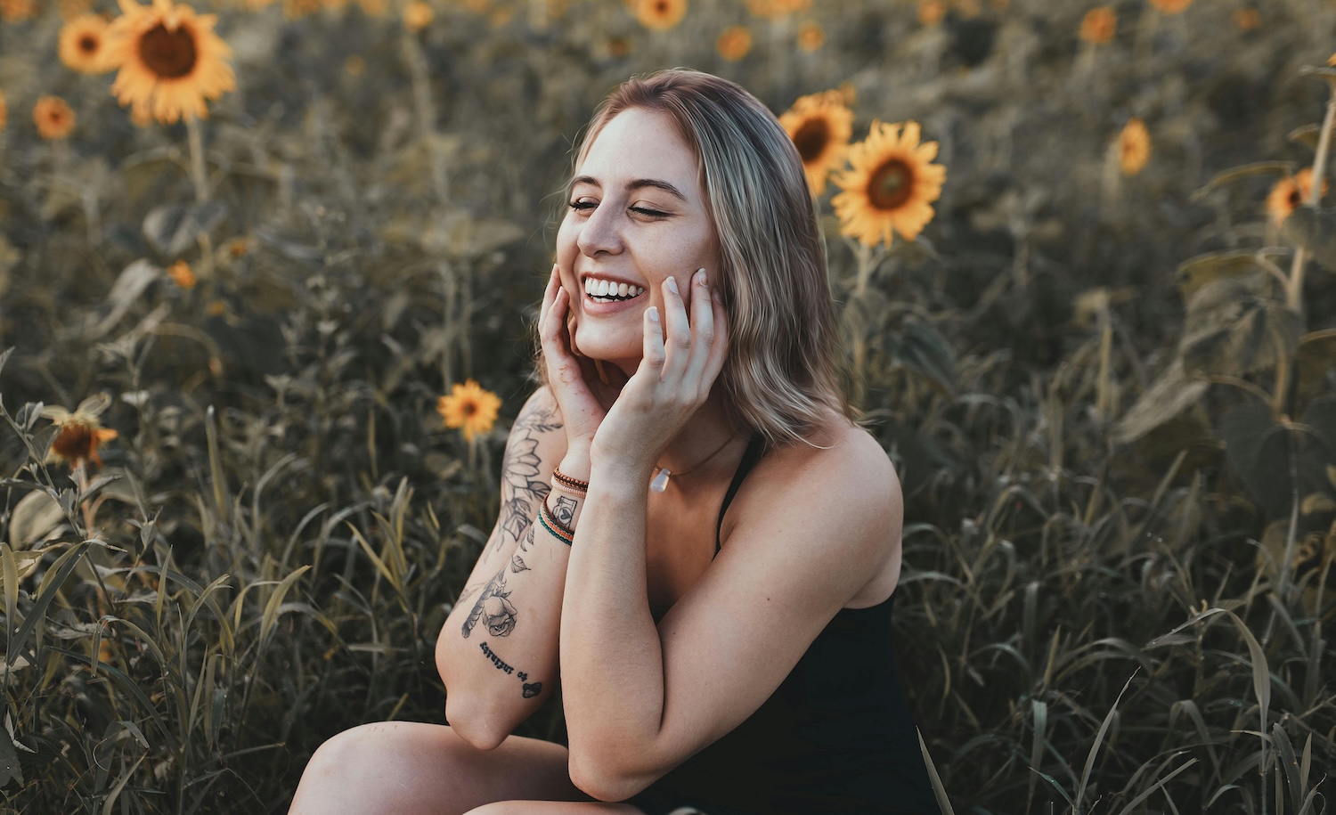 an introvert is filled with joy