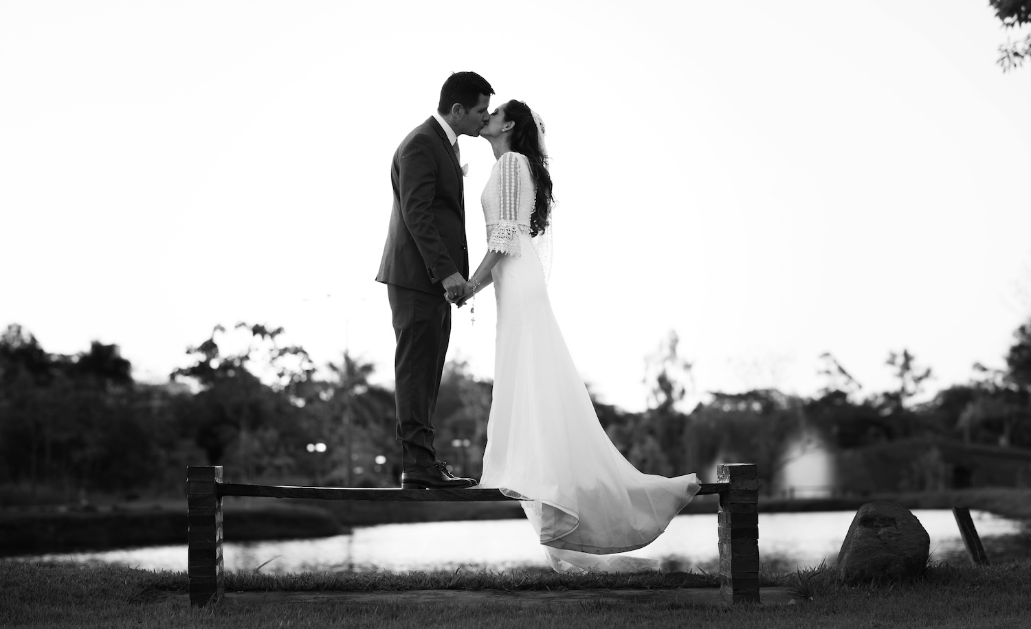 an introvert extrovert couple on their wedding day