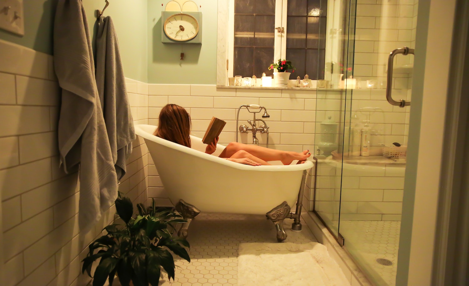 an introvert doing a ritual as a form of self-care