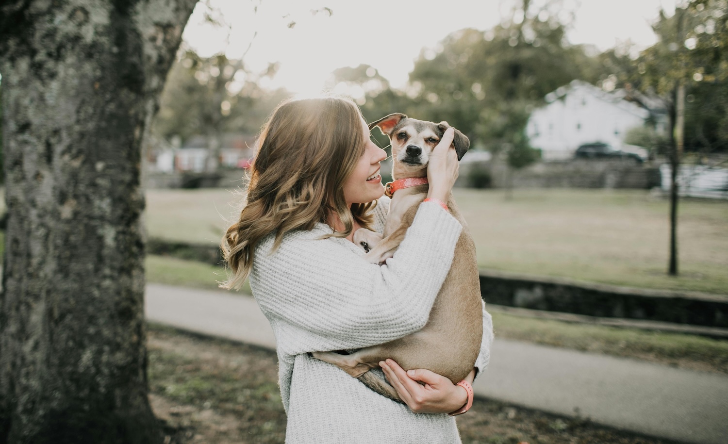 an introvert and her pet