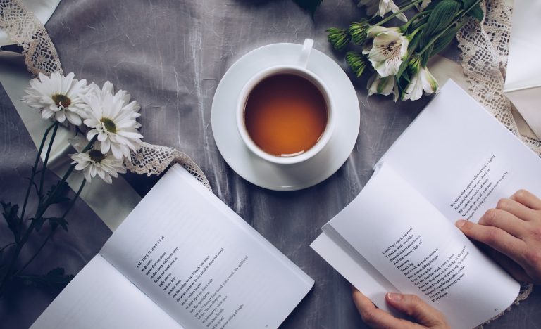 An introvert enjoys reading.