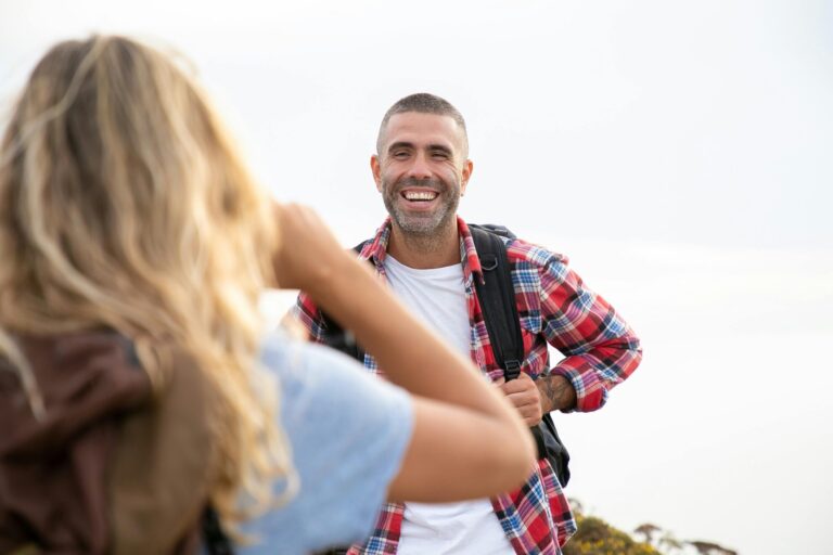 An introvert traveling with friends