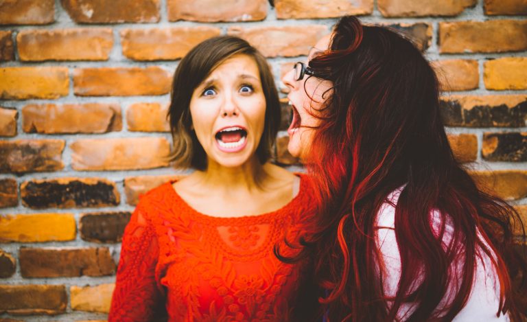 Two introverts are scared.