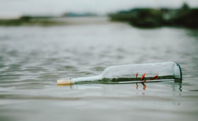 an empty bottle representing an introvert stopping bottling up their emotions