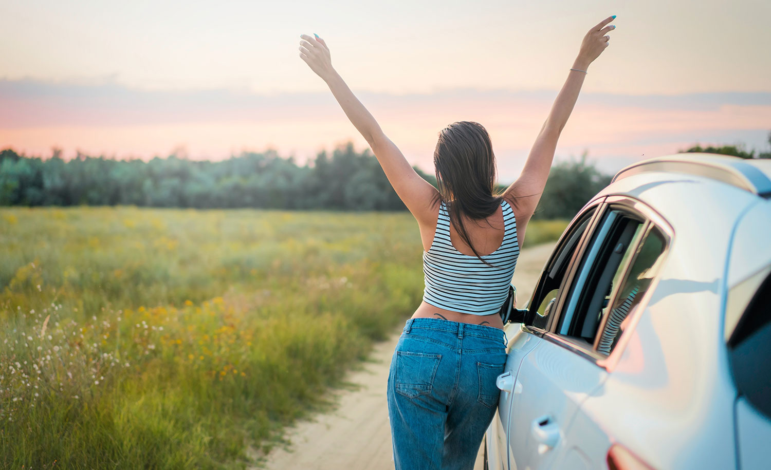 A female introvert travels alone
