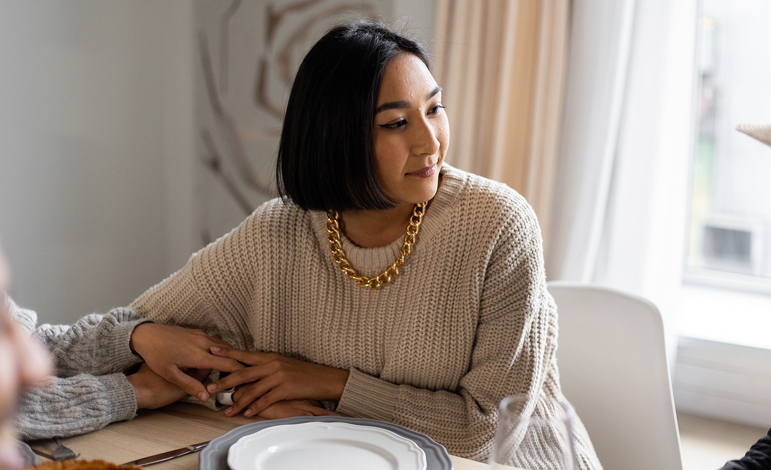 An introvert practices being assertive