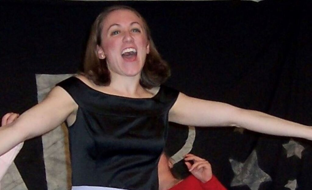 an introvert acting on stage