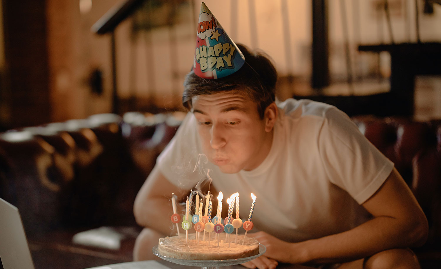 An introvert celebrates their birthday